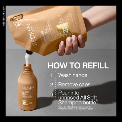 Redken Redken All Soft Shampoo Refill - 500ml